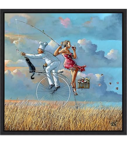 Amazon.com: Walk to Paradise Garden 2X Matted 20x24 Black Ornate